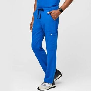 Figs Cairo Cargo Scrub Pants Men’s S Blue TM3001 Technical Collection